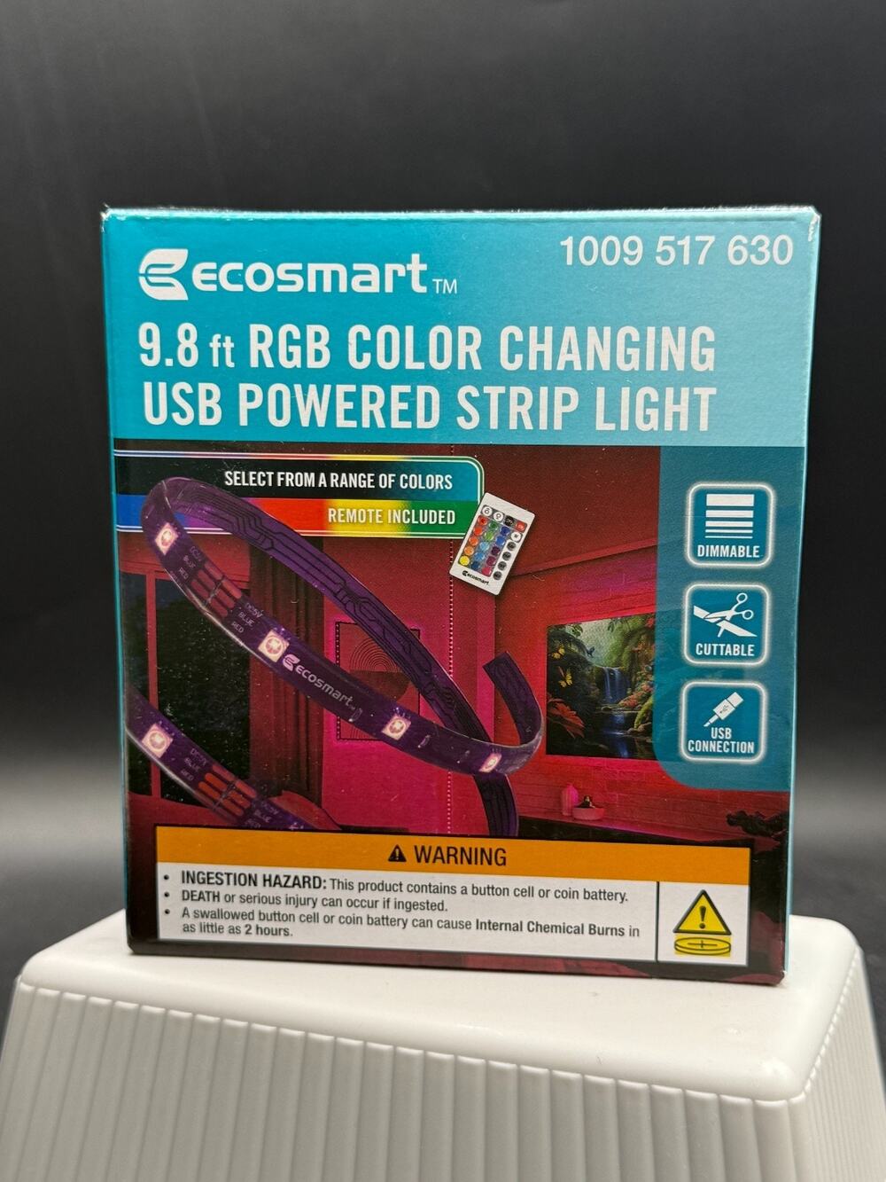 LED Strip Lights RGB Color Changing 9.9FT USB Powered Remote Control Room Gaming